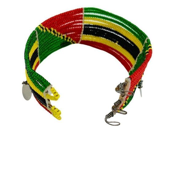 Tribal Ethnic Bracelet Bead Charm Handmade Collector Comfortable 0048 - Picture 5 of 7